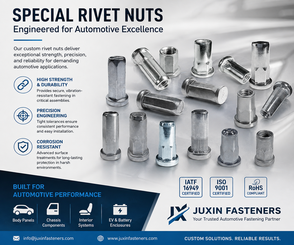 EV Blind Rivet Nuts: Battery Box Fastening, Selection