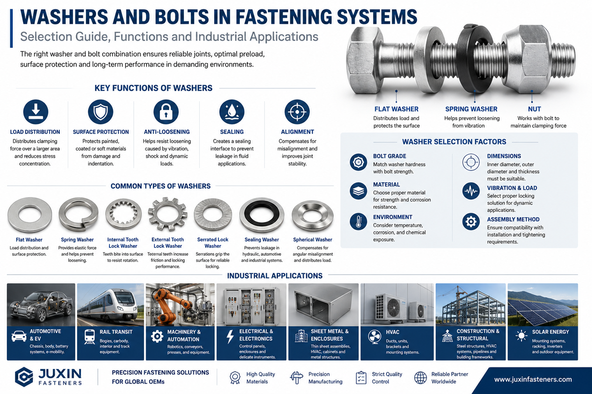 Flat Washer Spring Washer: Do You Need Both in a Bolted Joint?cid=57 Flat Washer Spring Washer: Do You Need Both in a Bolted Joint?cid=57