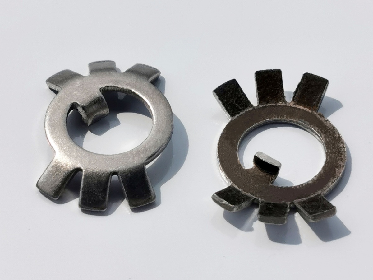 Bearing Lock Washers: MB Tab Washers for KM Lock Nuts, Installation