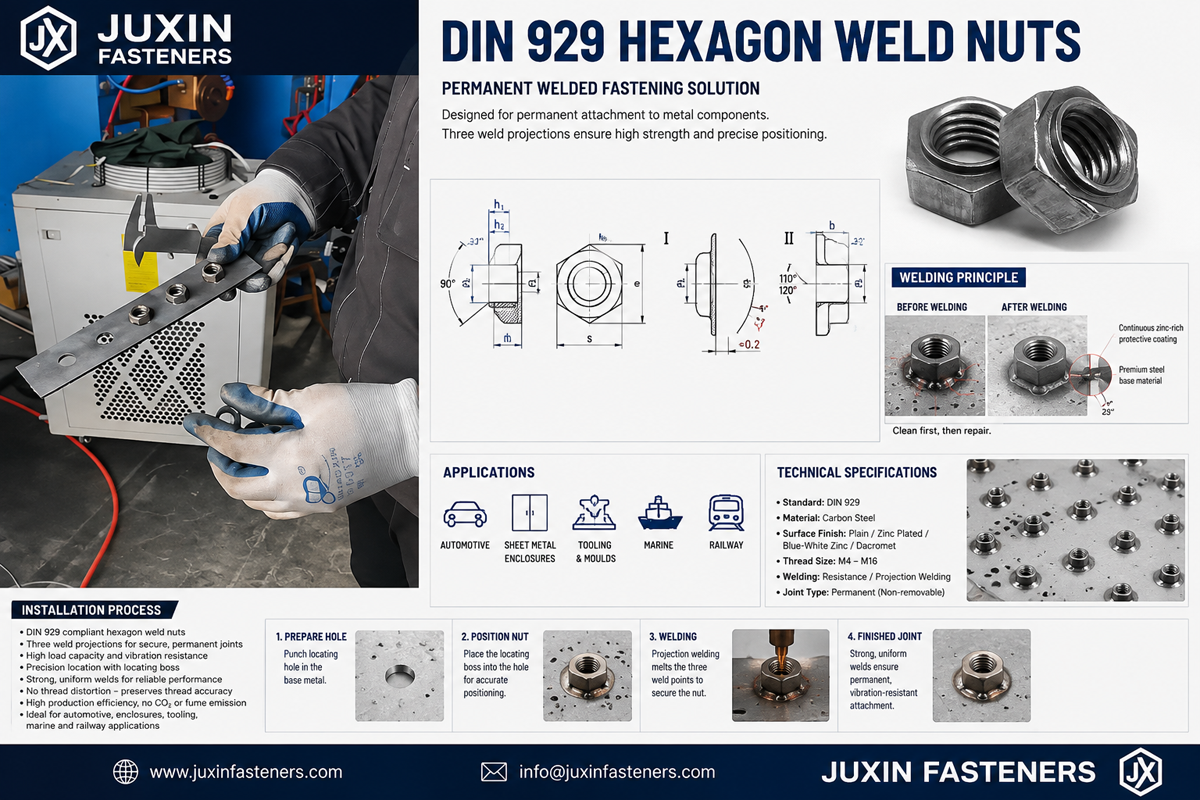 Weld Nuts for Sheet Metal Joining – Industrial Fastening Solutions Weld Nuts for Sheet Metal Joining – Industrial Fastening Solutions