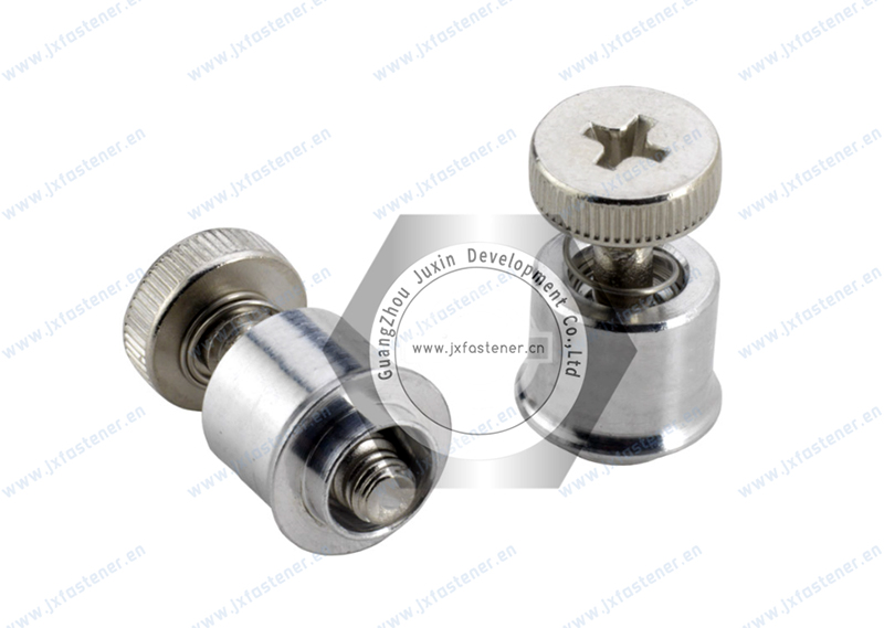 ODM. Captive Panel Screw, Screw Head, Springloaded, Flare Mount