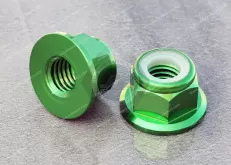 Aluminium Nylon-Insert Flange Locknuts
