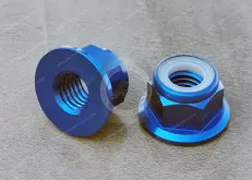Aluminium Nylon-Insert Flange Locknuts