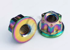 High-Quality Color Plated M6 Titanium Alloy Motorcycle nut