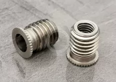 Stainless Steel Twist-Resistant Hex-Shaped Inserts for Plastic
