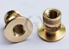 M8 Brass Tapered Heat-Set Inserts for Plastic
