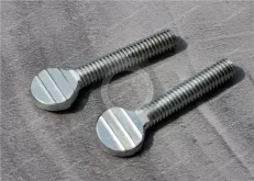 Metric Iron Spade-Head Thumb Screws