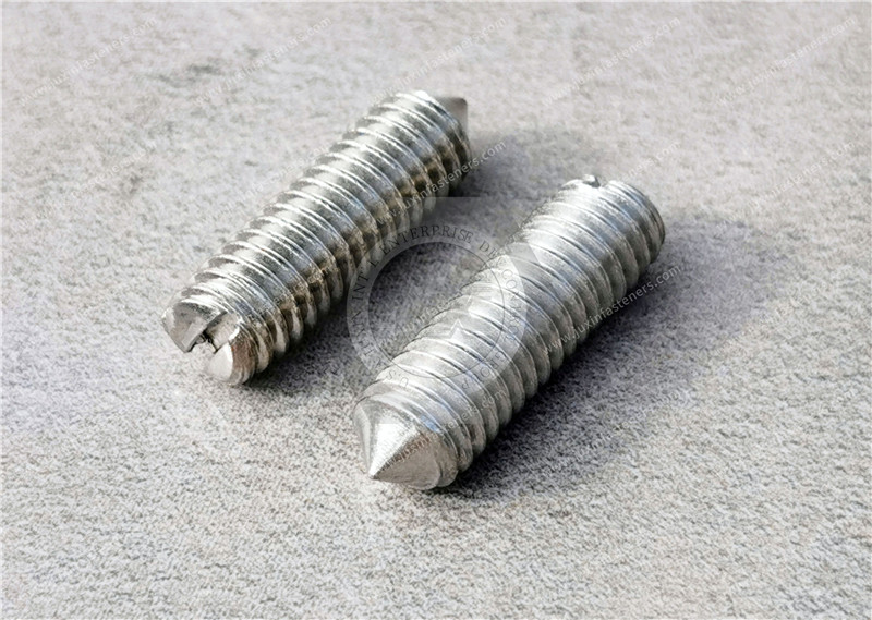 Slotted Set Screws with Cone Point Exporter China