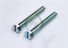 Carbon steel Hexagon head slotted bolt