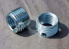 Carbon steel Tapping Inserts for Soft Metal, JX-21JG447-M20-M14-14-ST, CNC carbon steel threaded sheath self-tapping nuts mechanical parts, escalators, AFC (automatic ticketing) systems, screen doors, automatic doors, vehicle air conditioning, central air