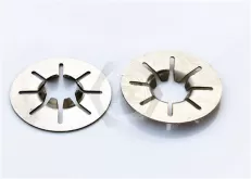 Stainless steel Locking washer&Quarter-Turn Retainer, Size 6, Stainless Steel