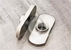Stainless steel Low-Profile Narrow-Base Weld Nuts