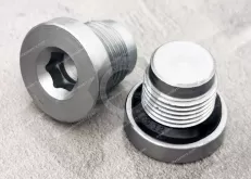 Carbon steel Surface treatment zinc-nickel alloy Hollow Hex Plug - ED