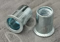 Countersunk Head Open end  Round Body Knurled Blind Rivet Nuts