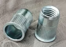 American Standard Thin Head Open End  Round Body Knurled Blind Rivet Nuts—Open End