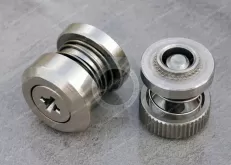 Low Profile Knob, Spring-loaded – Types  JX-PF50, JX-PF60