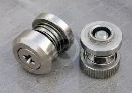 Low Profile Knob, Spring-loaded – Types  JX-PF50, JX-PF60