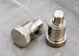 Captive Panel Screw, Screw Head, Spring-loaded, Flare Mount - Metric
