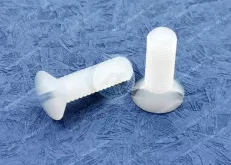 Metric Nylon Slotted Flat Head Screws