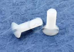 Metric Nylon Slotted Flat Head Screws