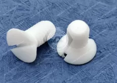 Metric PTFE Slotted Flat Head Screws