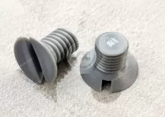 PVC Slotted Flat Head Screws