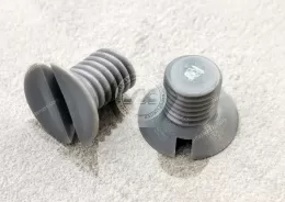 PVC Slotted Flat Head Screws