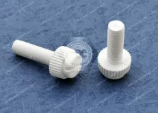 PP Nylon Thumb Screws with Slotted Drive