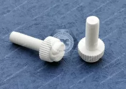 PP Nylon Thumb Screws with Slotted Drive