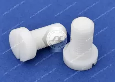 Plastic Nylon Narrow Cheese Head Slotted Screws