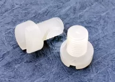 PVDF Narrow Cheese Head Slotted Screws