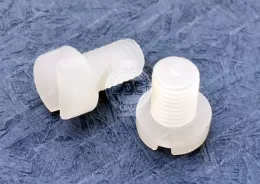 PVDF Narrow Cheese Head Slotted Screws