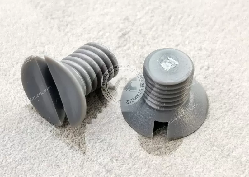 PVC Slotted Flat Head Screws