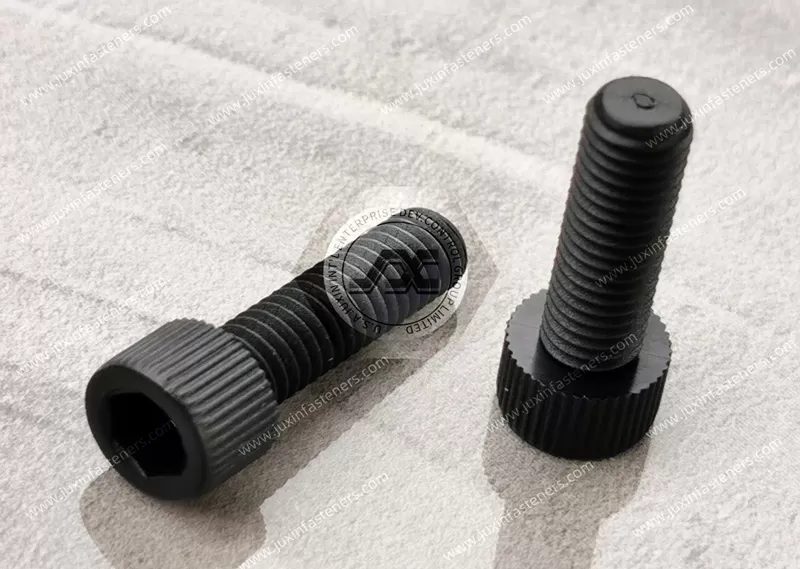 Black Nylon66  Socket Head Screws knurled head