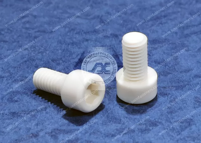 PTFE Socket Head Screws knurled head
