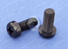 Black Nylon Pan Head Phillips Screws