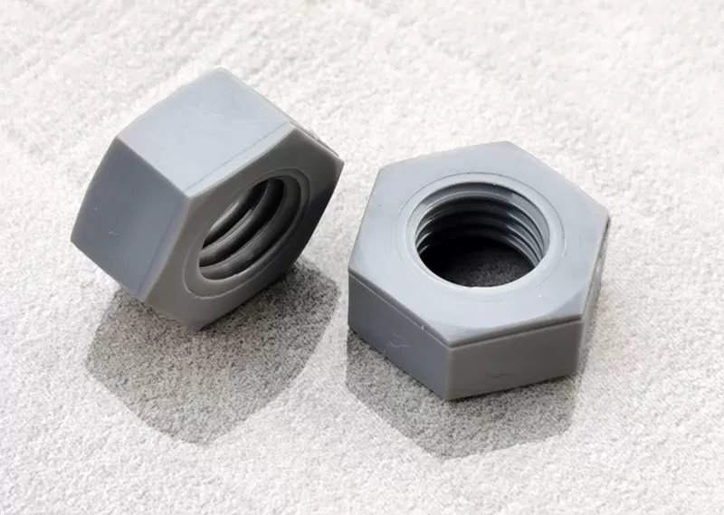 Chemical-Resistant Polyphenylene sulfide (PPS)Hexagonal Nuts