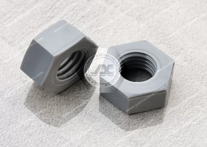 Acid-Resistant PVC Hex Nuts