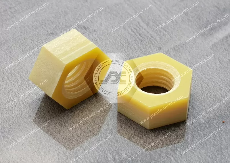 Plastic High strength automotive sealing hexagonal nut