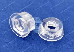 Metric Plastic PC Hexagon Flange Nuts