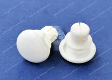 Plastic White Nylon66 Snap Rivets, R-type rivets