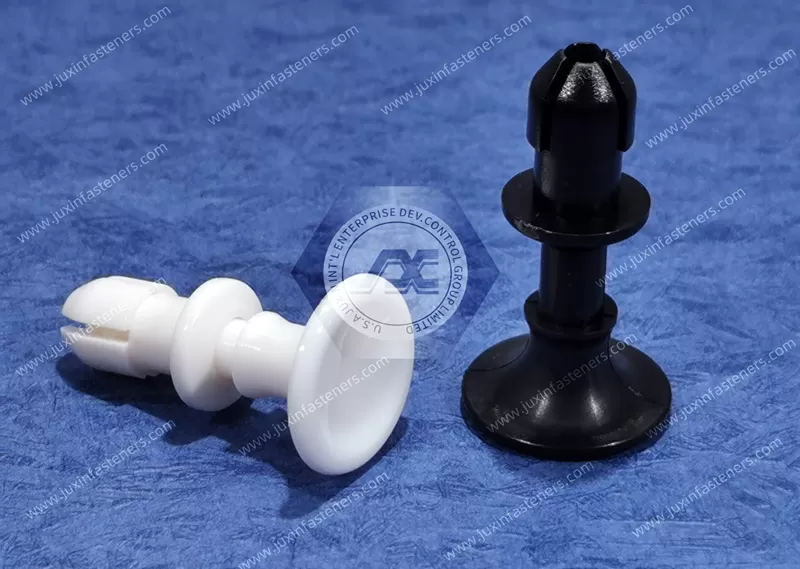 Black Nylon Snap Latch Rivets Plastic