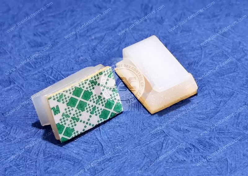 Side Entry Wire Saddle on Adhesive Base