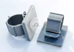 Gray Cable Holders&Plug In Adjustable Clip