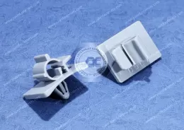 Nylon Gray Plug In Locking Clip