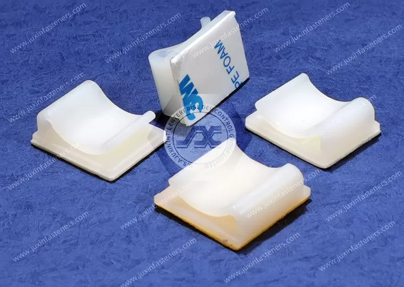 Single Wire Clip on Adhesive Base JX-FCI&Self-Adhesive Wire Clip
