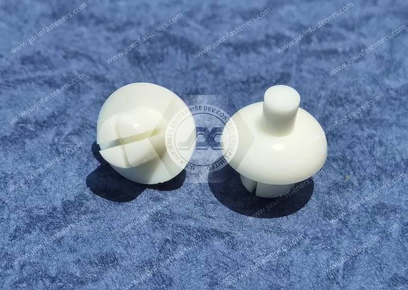 UL94V2 White Push Rivet Blunt JX-GRS