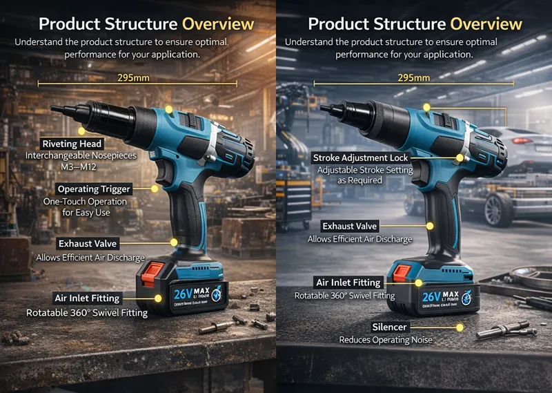 Fully Automatic Electric Rivet Nut Tool