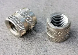 Thread Knurled Insert Nuts for Medical Device Plastic Components