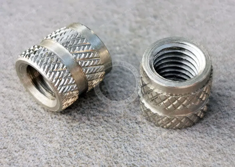 Thread Knurled Insert Nuts for Medical Device Plastic Components